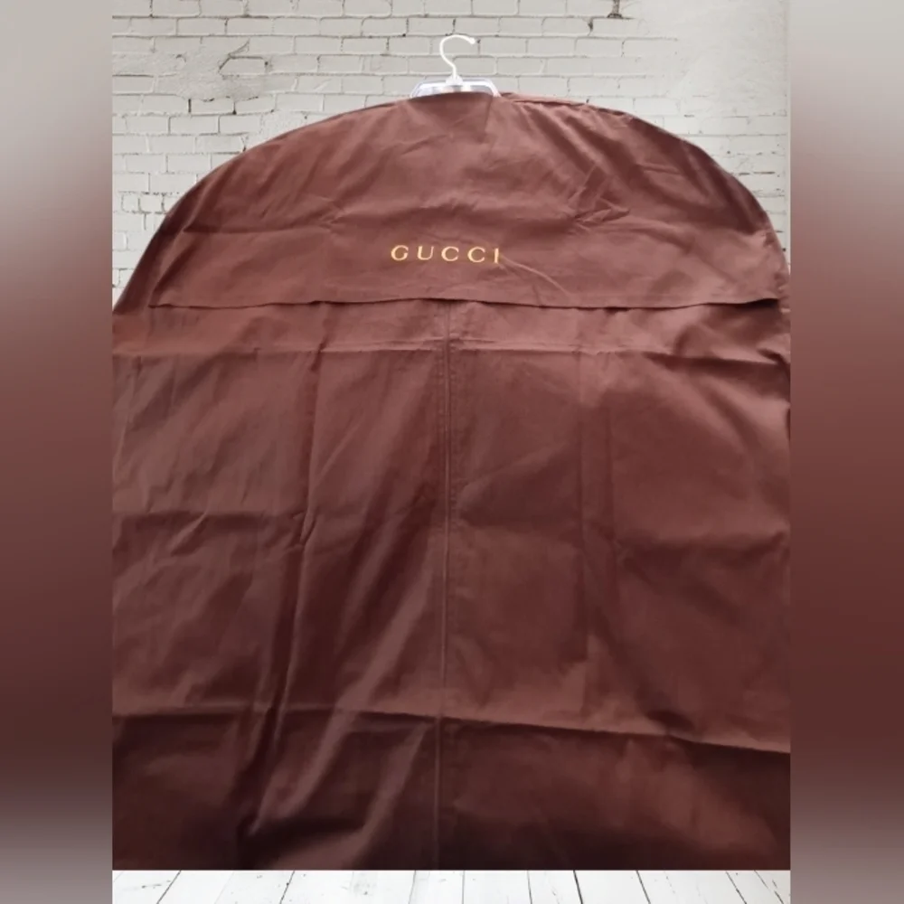 Vintage Gucci Brown Garment Bag 80s Y2K